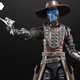 Hasbro's Star Wars: The Black Series Bad Batch Cad Bane action figure, posed raising one of his twin blaster pistols to fire.